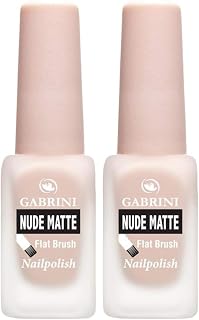 Gabrini Nude Matte Nail Polish 1 1 Paket (1 x 1 Adet) 2li paket