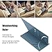 Woodworking 3D Mitre Angle Measuring Square Size Measure Tool, Home Measuring Ruler Gauge Ruler with Pen DIY Carpentry Woodworking Tools (Ruler)