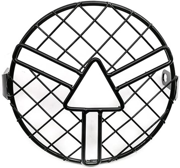 高品質 Ggis オートバイヴィンテージヘッドライトプロテクターレトログリルライトランプカバーフィットヤマハカフェレーサーハーレードゥカティチョッパー