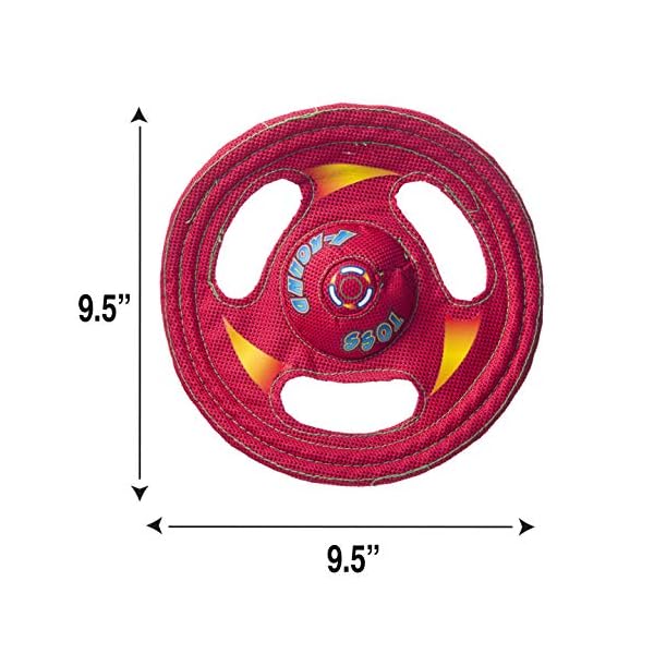 Hartz-Tuff-Stuff-Toss-Around-Plush-Frisbee-Flyer-Dog-Toy-MediumLarge Hartz Tuff Stuff Flyer