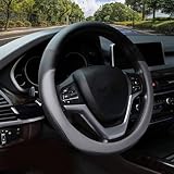 SOZOMO Funda de Piel para Volante de Coche,Cubierta Volante Coche, Funda Universal para Volante de Cuero de...
