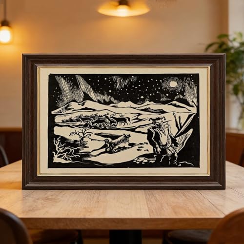 Impression sur toile Savio l'émotion du feu au plafond du monde
