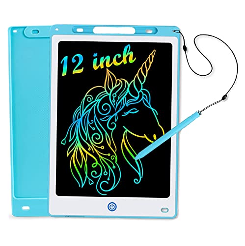 Opiniones y reviews de Tableros de dibujo al mejor precio. 50 Tablero electrónico 12 pulgadas, pizarron magico, rte infantil juguete educativo portátil, pantalla a color para creación, reutilizable, borrable, Juguetes para niños y niñas...