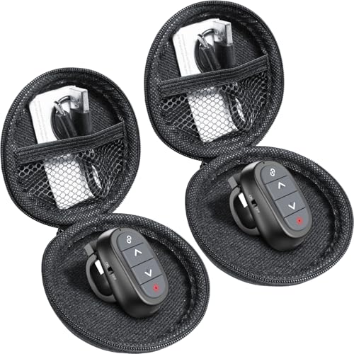 (2 Units) Presentation Clicker PowerPoint Wireless Presenter Remote: Laser Pointer Finger Ring...