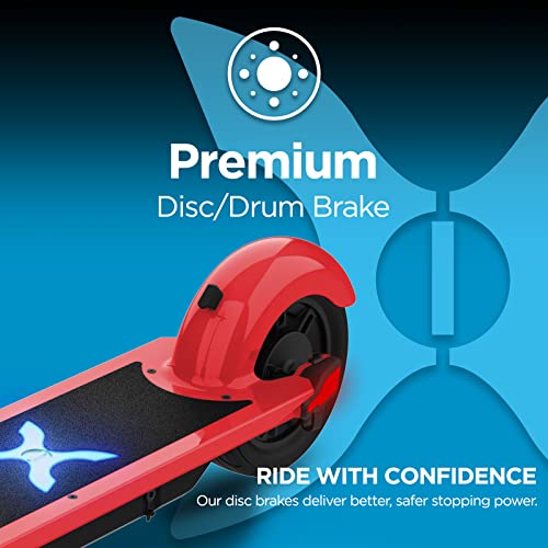 Hover-1 Alpha Electric Scooter | 18Mph, 12M Range, 5Hr Charge, Lcd Display, 10 Inch High-Grip Tires, 264Lb Max Weight, Cert. & Tested - Safe For Kids, Teens & Adults #TOP4
