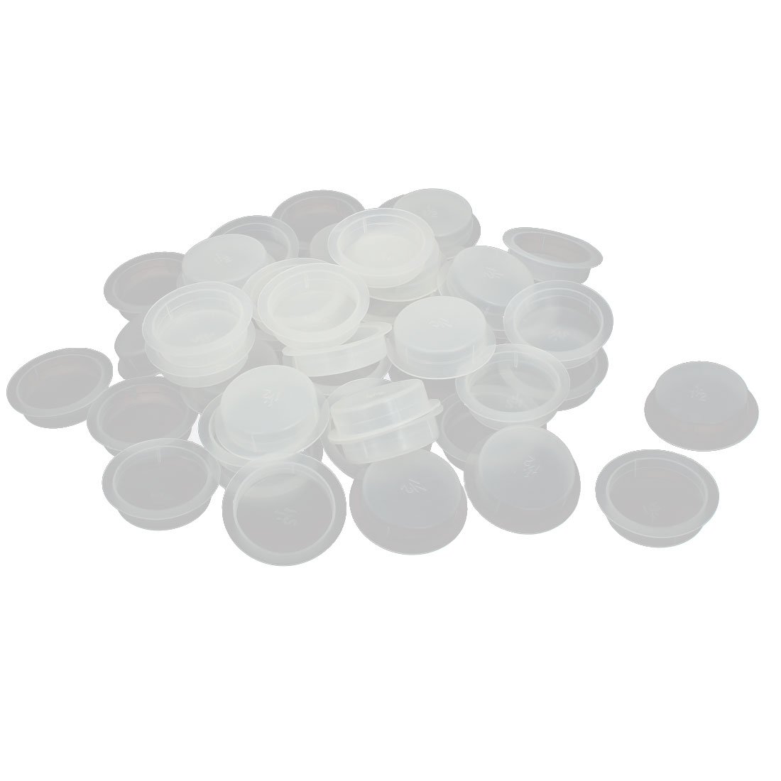 Aexit G1-1/2 PE Luer Fittings Plastic Pipe Thread Protection Sleeve debris Covers Luer Cap Fittings Caps 50pcs