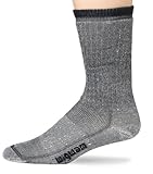Wigwam Unisex Merino Wool Comfort Hiker Crew Length 2-Pack Socks,Navy,Medium(WOMENS 6-10, Men's 5-9.5)