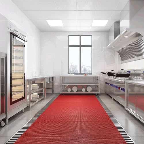 Tapis antidérapant polyvalent à fort drainage eau et caoutchouc résistant - 3