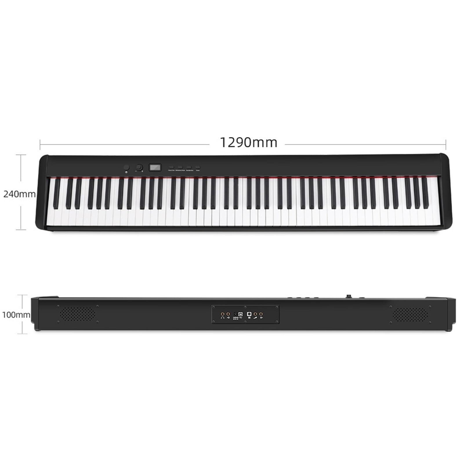 Tastiera Digitale Per Principianti Pianoforte Digitale Hammer A 88 Tasti Pianoforte Elettronico Portatile