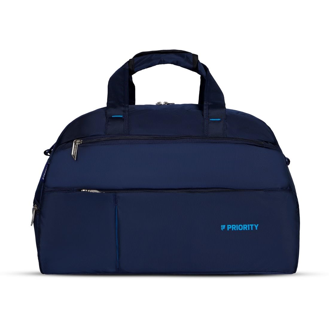 priority 46 Cm Duffle Bag For Unisex | Lightweight Travelling Bag | Travel Duffle Bag For Men & Women (Navy Blue)-picture-12