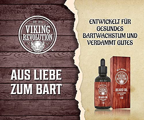 Bartöl Viking Revolution 30ml mit Sandelholzduft für Herren