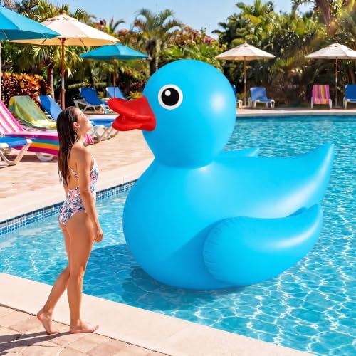 XXL-Gummiente für Pool und Strand