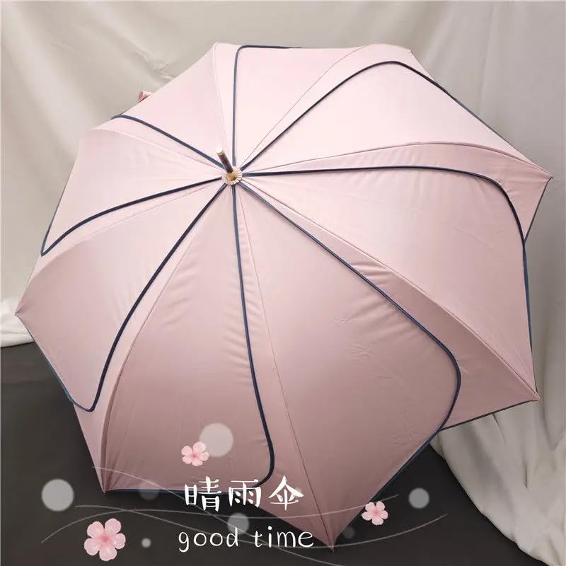 Image of The Purple Tree Colorful Floral Print UV Protection Umbrella for Women & Men | Auto Open & Close Folding Umbrella | Windproof, Lightweight, Travel Umbrella with Sun UPF 50+ Protection