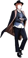 Vista 6 de Nakahara - Disfraz de cosplay de Chuuya, Dazai Osamu, cosplay, uniforme de Halloween para hombre