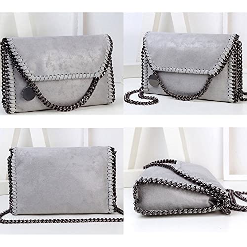 Image of Beatfull Designer Chain Shoulder Purse for Women Soft Leather Quilted Clucth Fashion Message Crossbody bag
