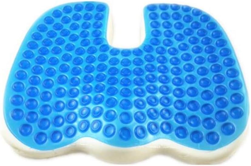 SVIVI U-shaped Gel Cushion, Wheelchair Cushion, Anti-decubitus Hemorrhoids Cushion (Quality Assurance),Blue