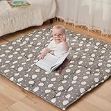 Baby Play Mat for Floor,50'×50' Thick Ultra Soft Playpen Baby Mat for Playing,Non-Slip Baby Crawling Playmat for Babies and Toddlers, Floor Tummy time(Cloud)
