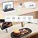 Aothia Dual-Sided Desk Mat - Natural Cork & Leather Desk Protector, Large Mouse Pad, Waterproof Blotter, Writing Pad for Office/Home, Beige (25.6