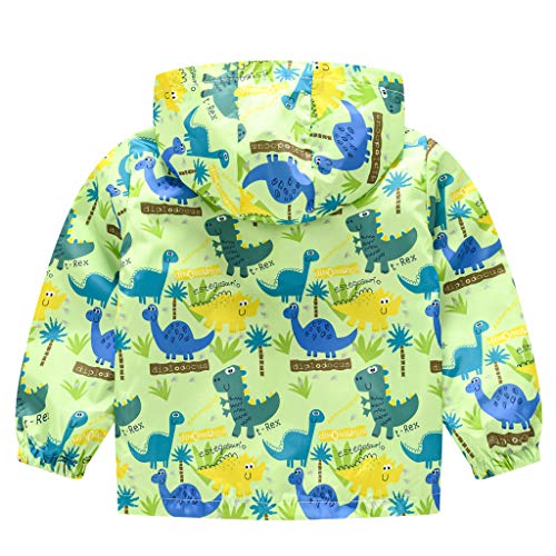 Diliba Baby Boys Jackets With Outwear Coat Zipper Cartoon Dinosaurs For 2-3 Years #TOP1