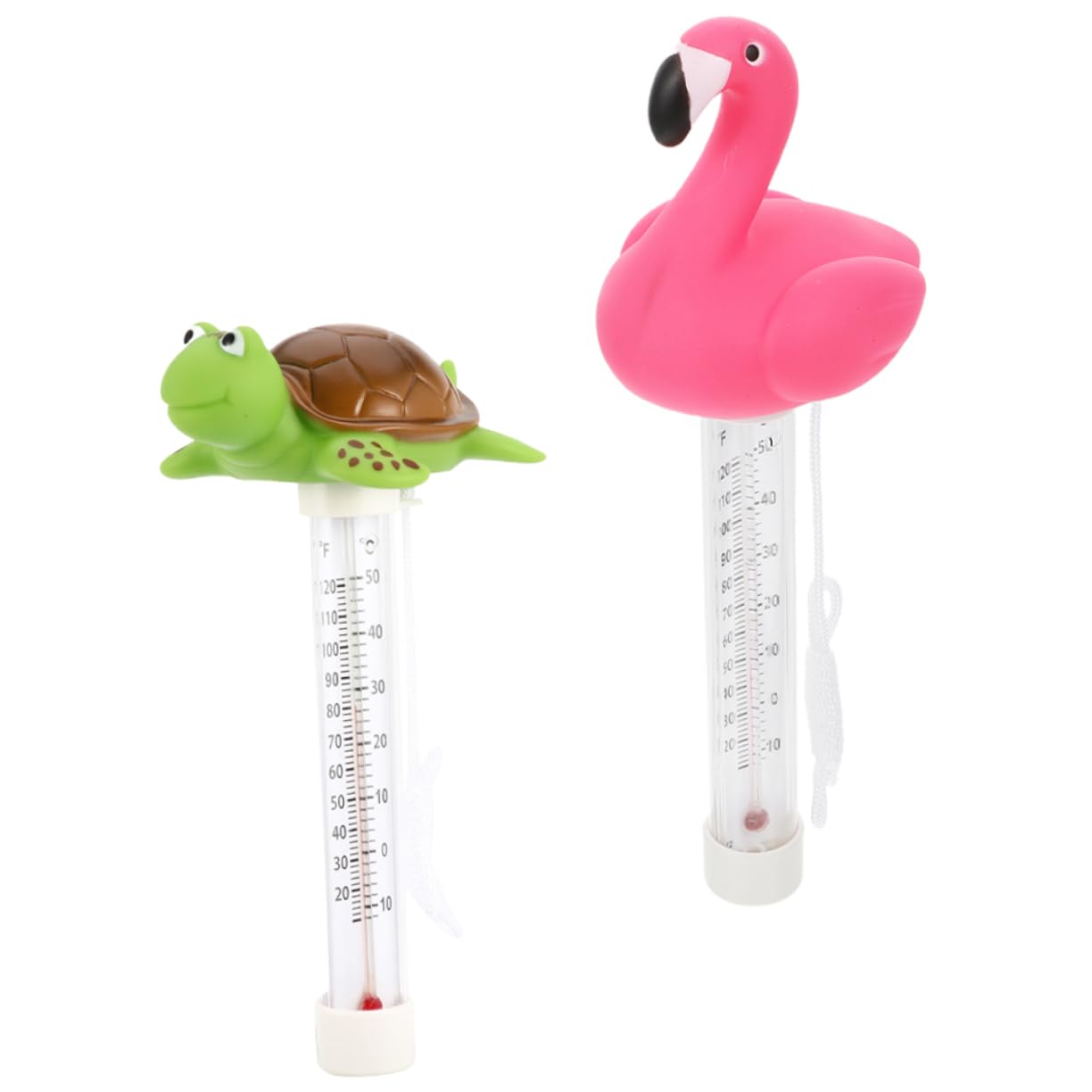TOYANDONA 5 Set Termometro Per L'acqua in Fenicottero Piscina Galleggiante Termometro Acqua Vasca Della Piscina A a Per a Plastica 2 Pezzi*5