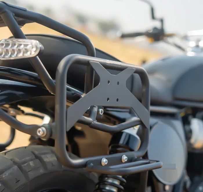 Soporte de sillín (negro), compatible con Royal Enfield BEAR 650