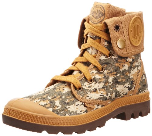 Palladium Women's Desert Boots, Tan Camo, 8.5 us