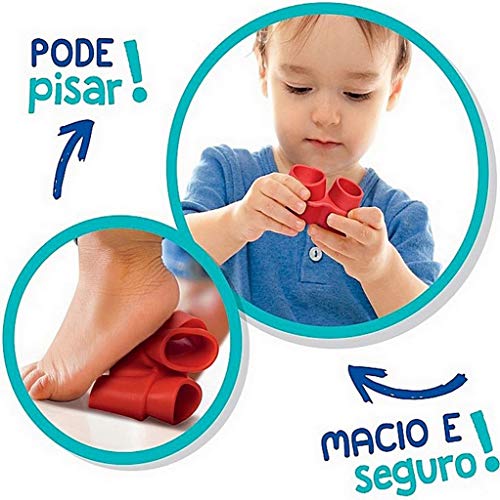 Fofobus 14 peças, Elka, Colorido, Único