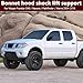 Hood Struts for Nissan Frontier Navara D40 & Pathfinder Xterra 2004-2018, Gas Spring Hood Lift Supports