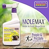 Bonide (BND690) - Molemax Mole & Vole Burrowing Animal Repellent, Ready to Spray Rodent Repellent (32 oz.)