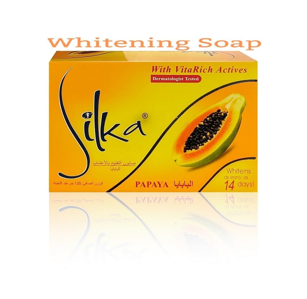 Buy Fredene silka papaya Skin Whitening Soap with Vita Rich