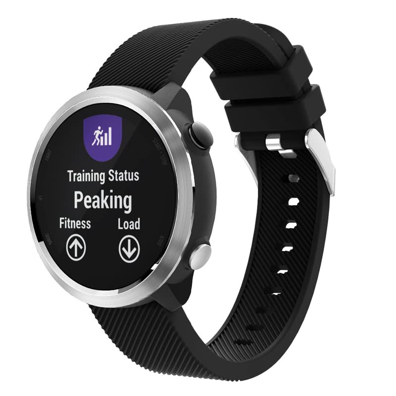 Correa de silicona de 20 mm Garmin Forerunner 645 accesorio pulsera inteligente 3