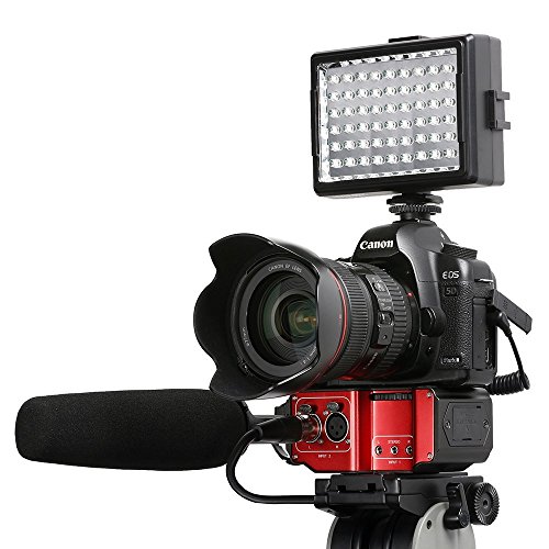 Saramonic SR-PAX2 Audio Mixer Adapter Preamplifier Two XLR and Two 3.5mm Jack Interface for DSLR & Mirrorless & Blackmagic Design Pocket Cinema Cameras Audio Recording - Thumbnail 2
