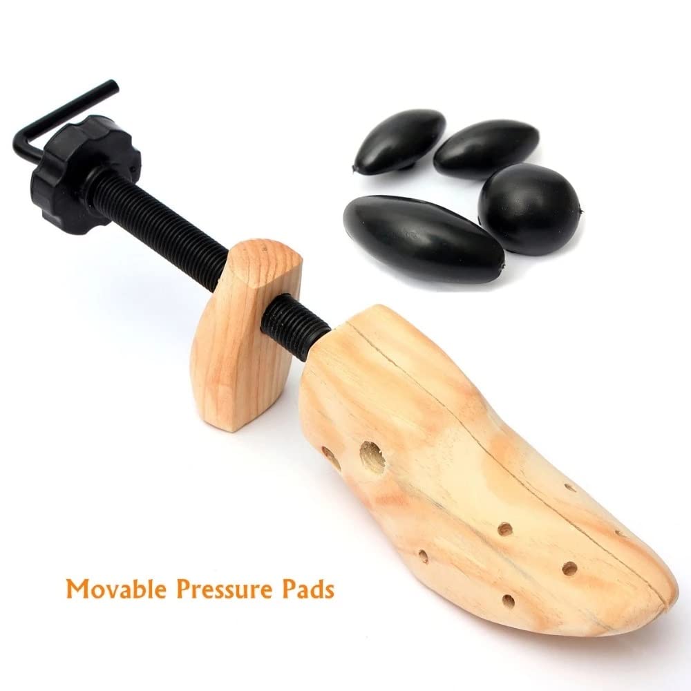 Drewniana nakładka na buty, stojak, drewniane regulowane płaskie, czółenka, ekspander, rozmiary S/M/L, męskie, damskie(M code)