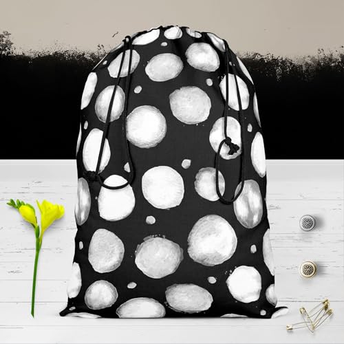 Image of ArtzFolio Painted Circles | Reusable Sack Bag | Bag for Gym, Storage, Vegetable & Travel