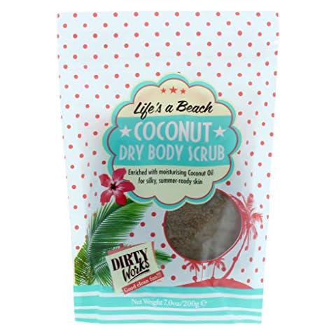 Dirty Works 200g Coco Body Scrub Pouch Cover