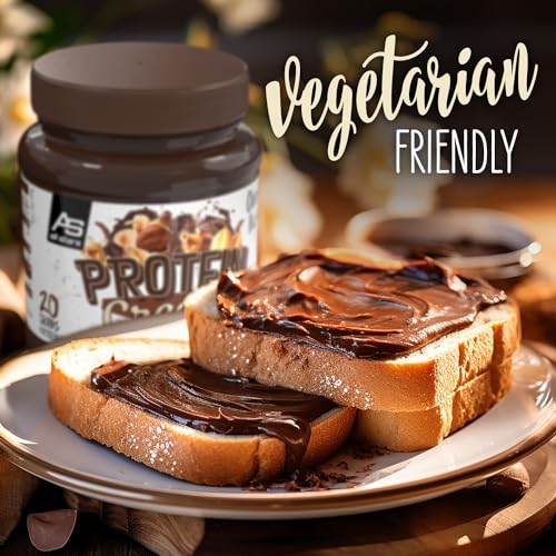 ALL STARS Protein Cream Chocolate Hazelnut (330 g) – Der cremig leckere Protein Aufstrich ohne Zuckerzusatz & ohne Palmöl – 20% Whey Protein – High Protein Creme – Vegetarisch