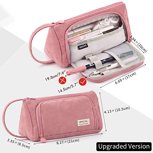 Estojo para lápis de lona colorida EASTHILL, com grande capacidade