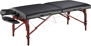 Sponsored Ad - Master Massage 31" Montclair Professional Portable Massage Table Package with MEMORY FOAM Layer -Black
