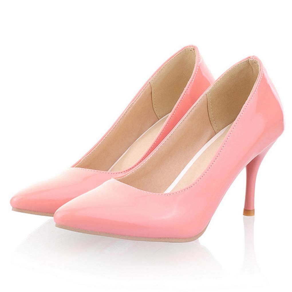 VECJUNIA Women's IN3 Candy Classic Pumps Pointed Toe High Heels Stiletto Pump Wedding Office Shoes Size 5-11