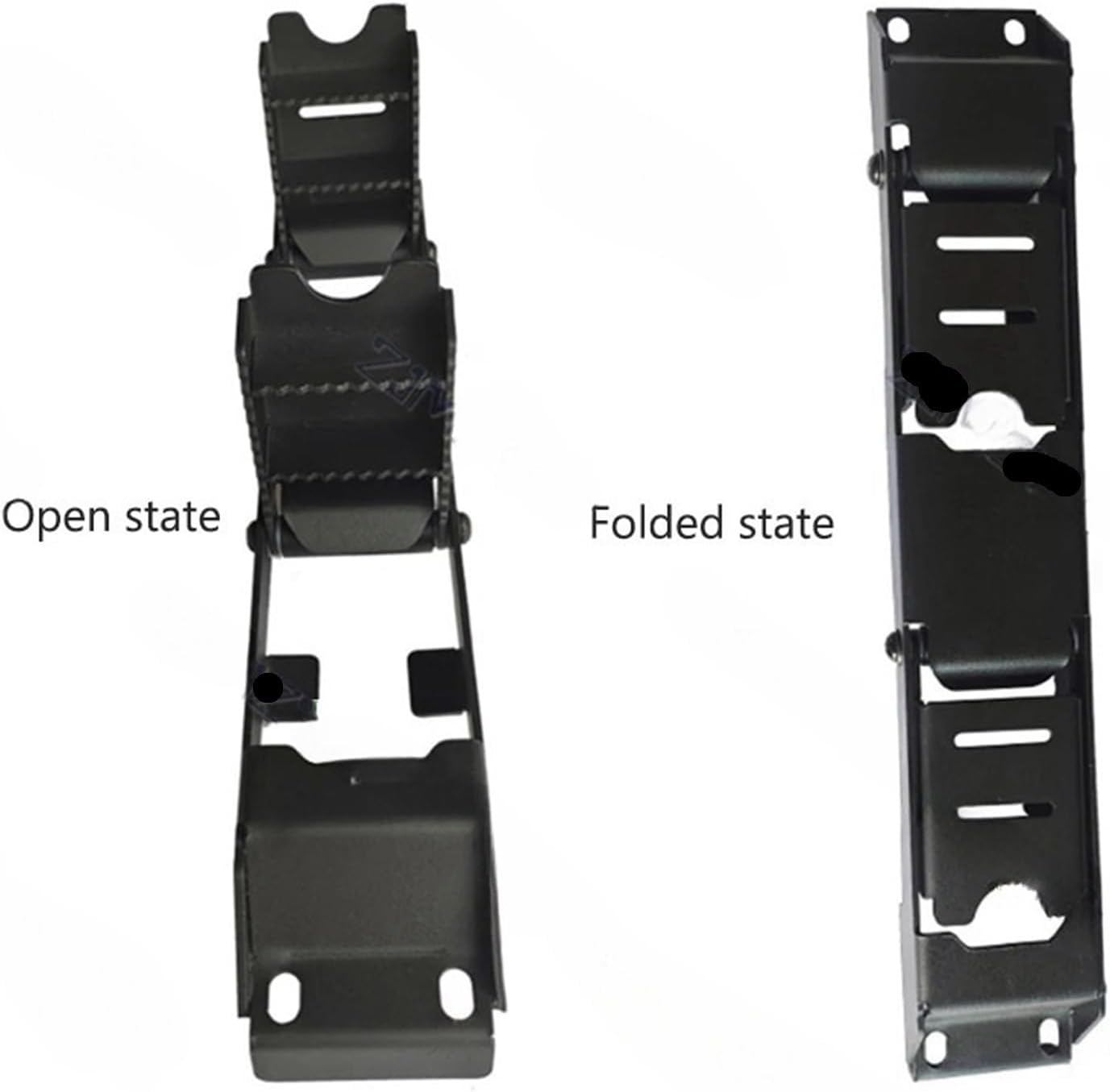 Compatible for JB74 Car Rear Door Ladder Portable Folding Ladder Car Exterior Tail Ladder Climbing Ladder Modified Tailgate Ladder Accessories