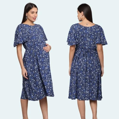 Image of Morph Maternity | Maternity Dresses for Women | Fits During Pregnancy & Post Pregnancy | Back Tie to Adjust