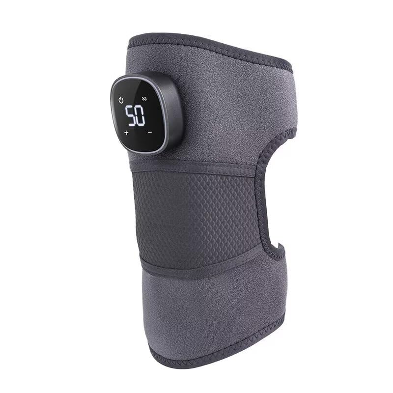 Generisch Verstellbare beheizte Kniebandage, Grau, M