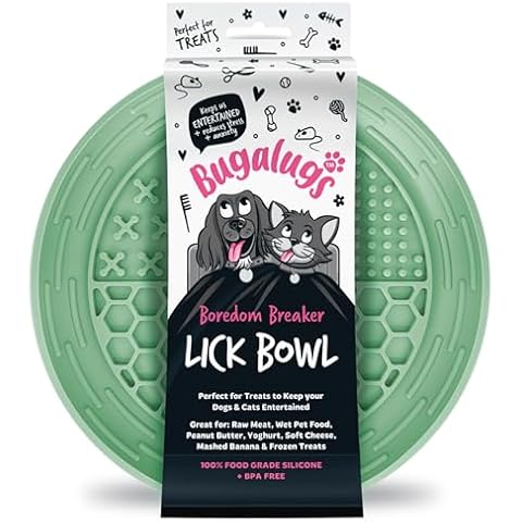 Bugalugs Dog Mat Bowl 100% Food Grade Cat Food Mat & Licky Mats Cover