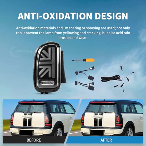 Image of Archaic Tail Lights Compatible with Mini Clubman R55 2007-2014