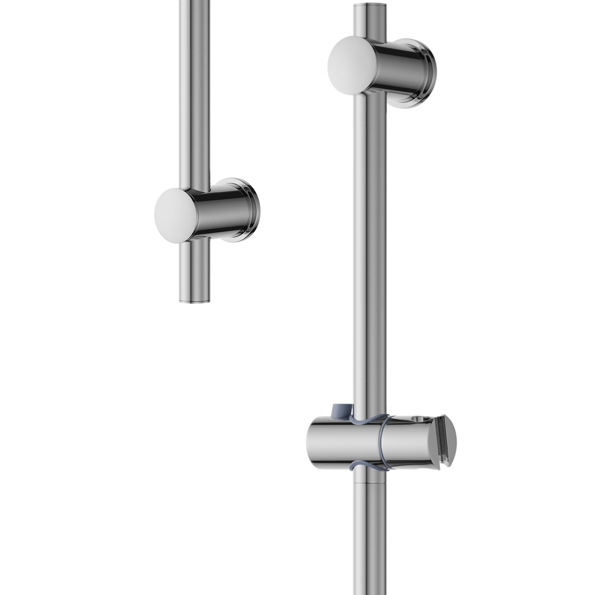 Morado Chrome Stainless Steel Shower Slider Rail,Shower Riser Rail 68Cm, Shower Slider Bar With Finish,Height Adjustable, Durable Modern Bathroom Fixture