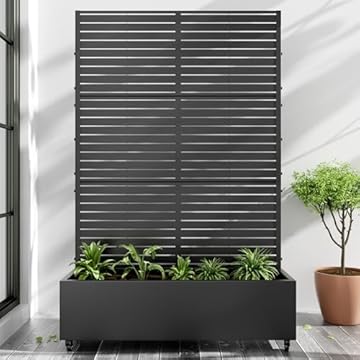 trellis and planter box