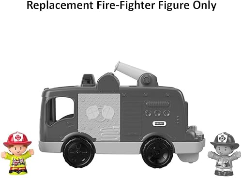 Miniatura 3 de Pieza de repuesto para Fisher-Price Little People Helping Other Fire Truck Playset - FMN98  Figura de bomberos de repuesto
