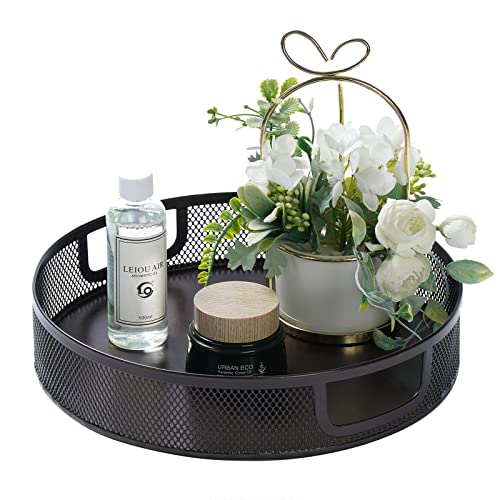 Settfrfe 11 Inch Lazy Susan Organizer For Bathroom,Dining Table,Kitchen Counter Turntable Organizer,Rotating Coffee Pod Holder,Brown #TOP1