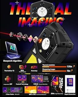 Ulefone Armor 29 Pro 5G Rugged Smartphone 512GB ThermoVue T2 Thermal Imaging, 21200mAh 120W, Dual AMOLED 6.67"+1.04", 64MP Night Vision Android 15 Dimensity 7400 SIM-Free & Unlocked Mobile Phones NFC