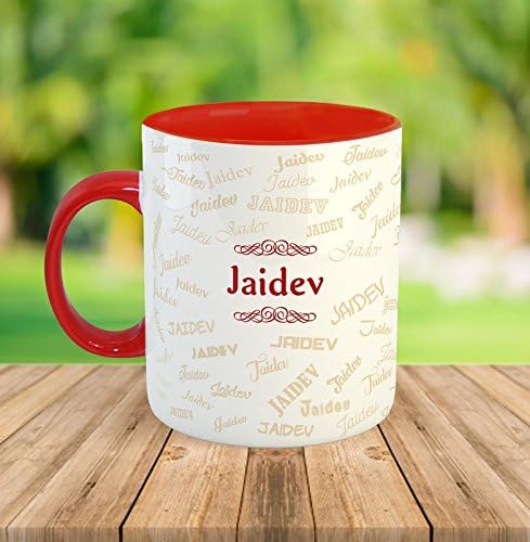 FurnishFantasy™ Ceramic Mug - My Name is Jaidev